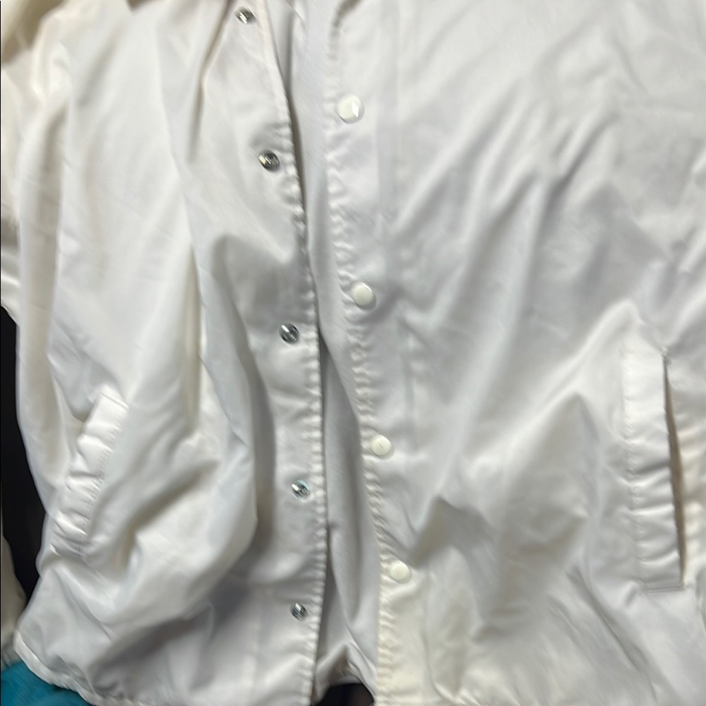 White Snap Button Jacket - image 4